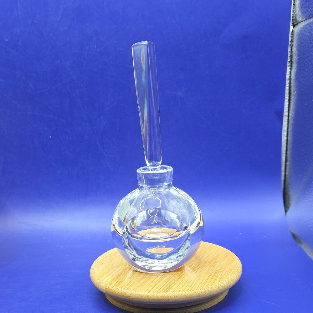 Mikasa Slovenia Elegant Clear Glass Perfume Bottle